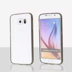 Samsung Galaxy S6 Crystal Clear Hybrid Case (Smoke)